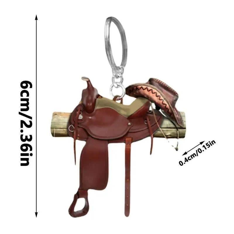 Horse Saddle Ornament