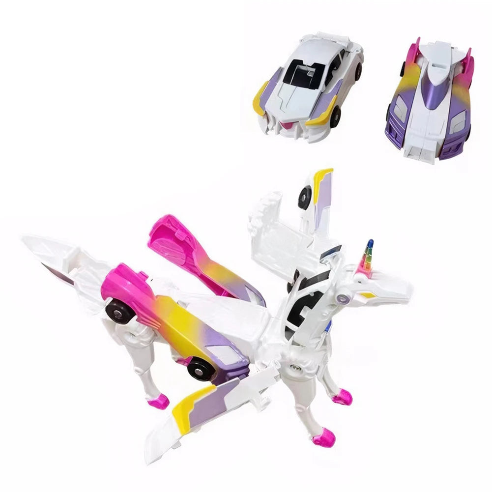 2 in 1  Transforming Unicorn Car Toy