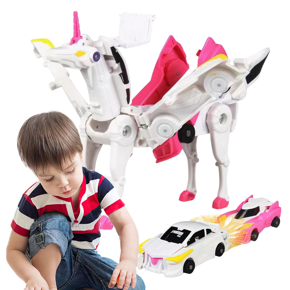 2 in 1  Transforming Unicorn Car Toy