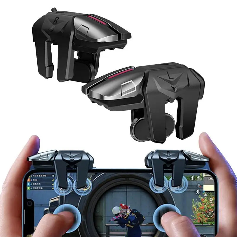 Gaming 6-finger control joystick for phone