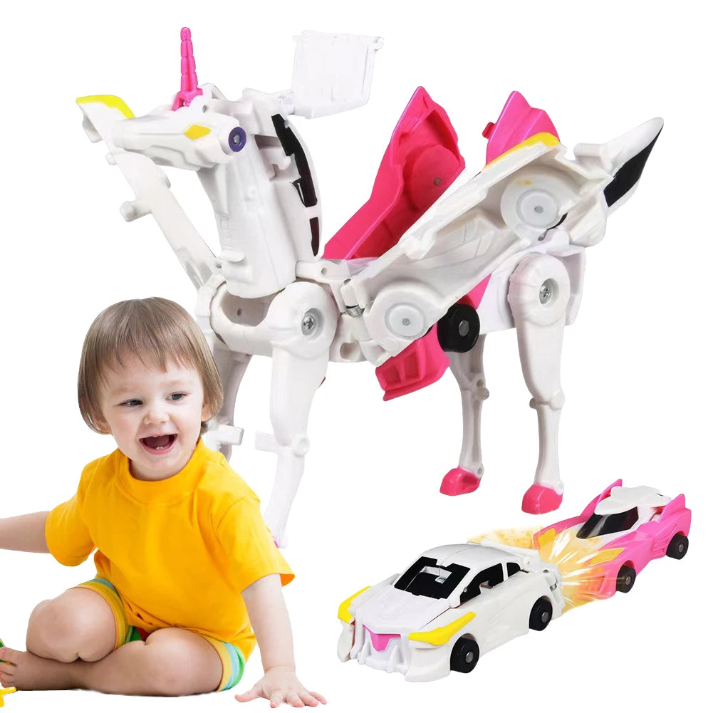 2 in 1  Transforming Unicorn Car Toy