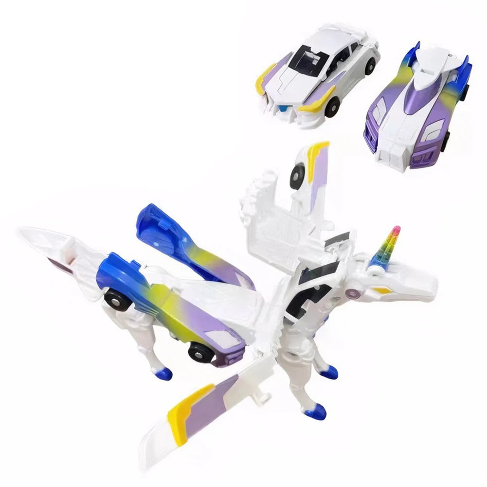 2 in 1  Transforming Unicorn Car Toy