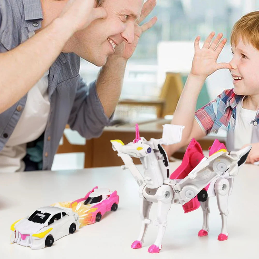 2 in 1  Transforming Unicorn Car Toy